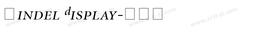 Findel Display字体转换